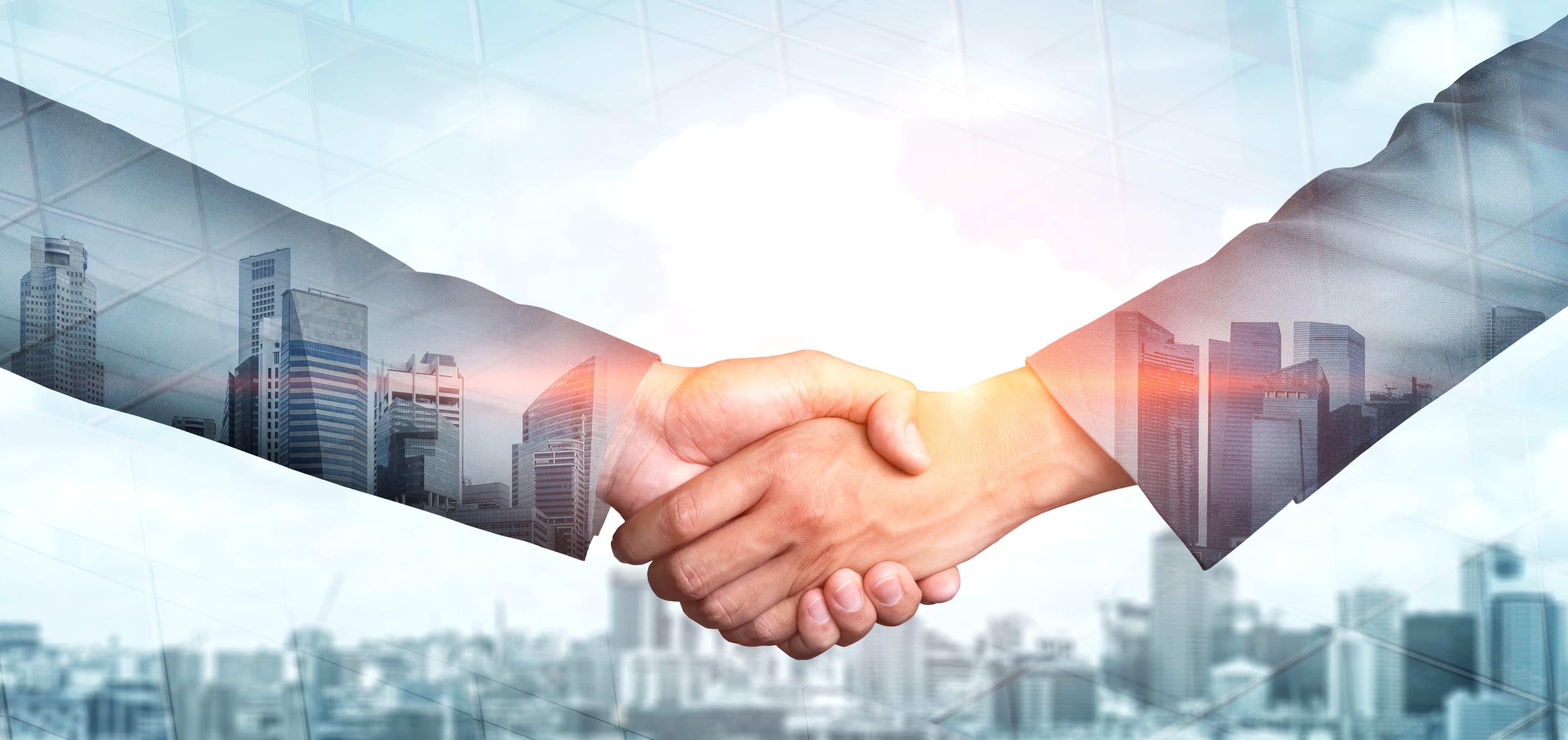 ビジネスパートナーの接備